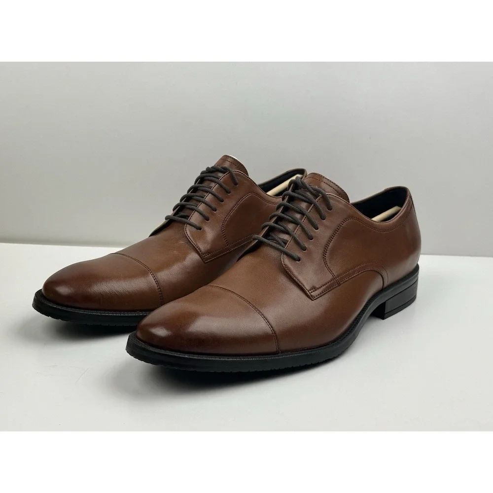 Cole Haan Modern Essentials Cap Toe Oxford Men's Size 8.5 British Tan C34138